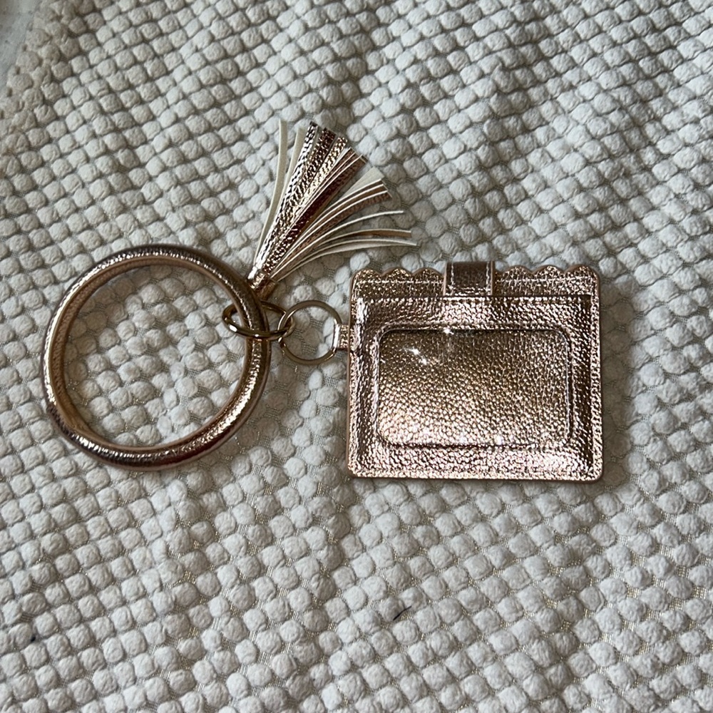 Rose Gold Wristlet Wallet ⚫️